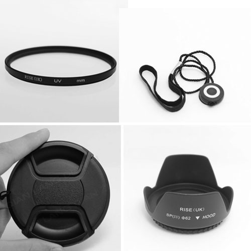58MM UV Filter + Sonnenblende + Deckel + objektiv kappe seil für Kanon EOS 400D 550D 500D 600D 1100D Nikon D80 D50 D7000 D3100 DS DSLR