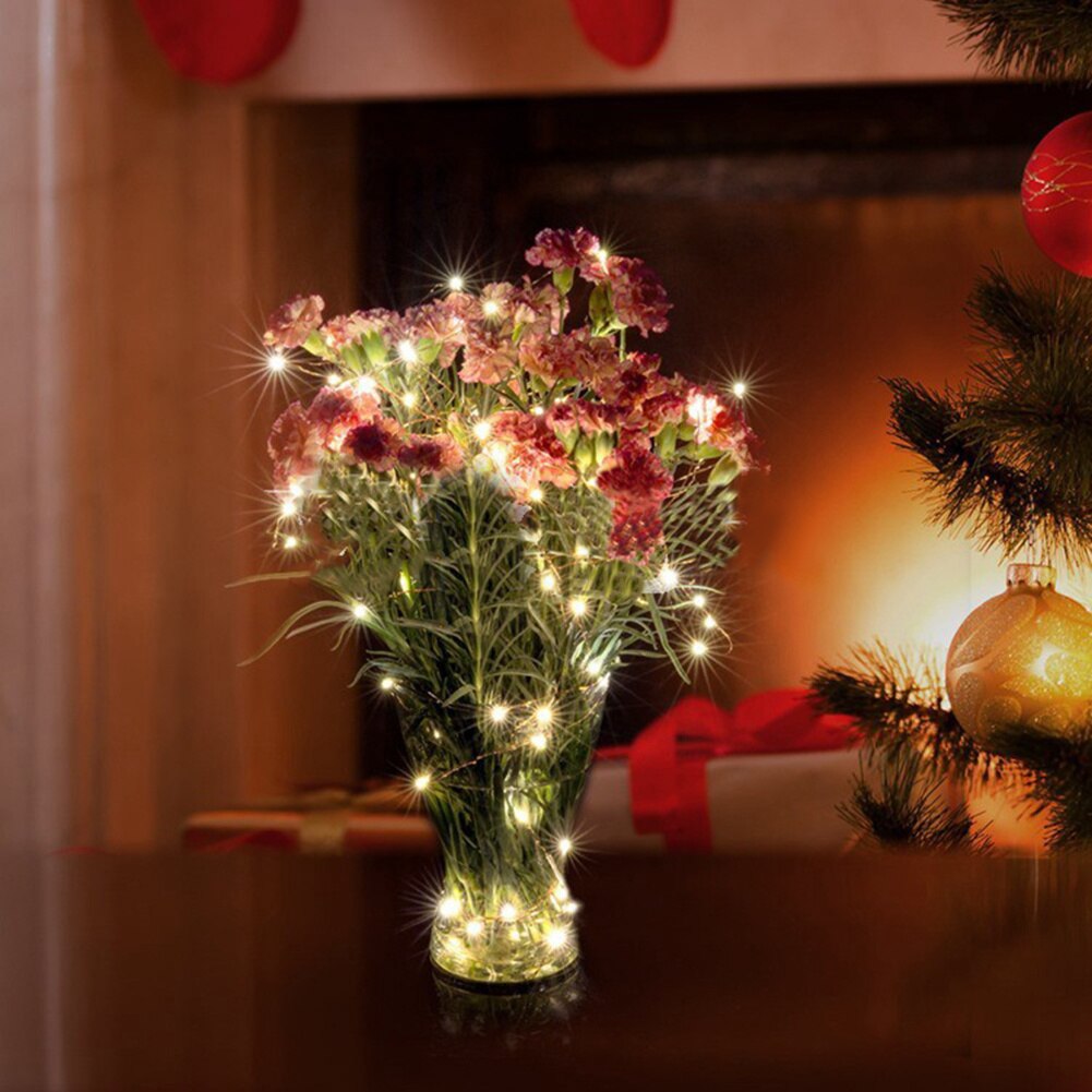 30LED 3m Christmas Decoration Home Parties Decor LED Multi-Purpose Copper String Light Manual 2AA Battery Connector String Light