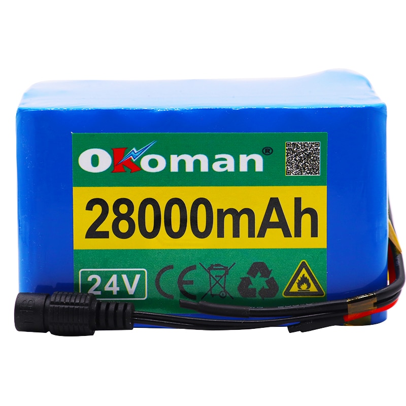 24V 28Ah 6S5P 18650 li-ion battery pack 25.2v 28000mAh electric bicycle moped /electric/lithium ion battery pack