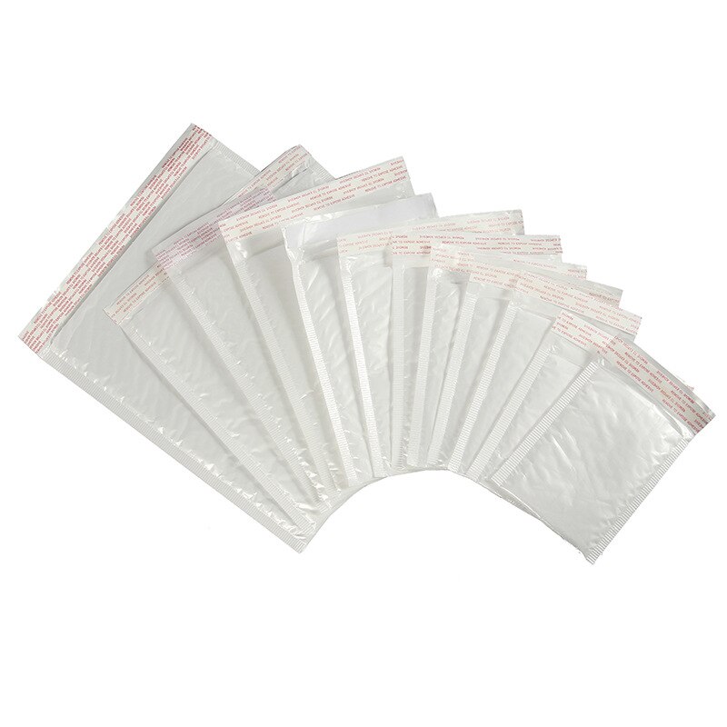 50 Stuks Van Verschillende Specificaties Witte Zak Schuim Envelop Foam Folie Kantoor Verpakking Envelop Vochtwerende Trillingen Tas