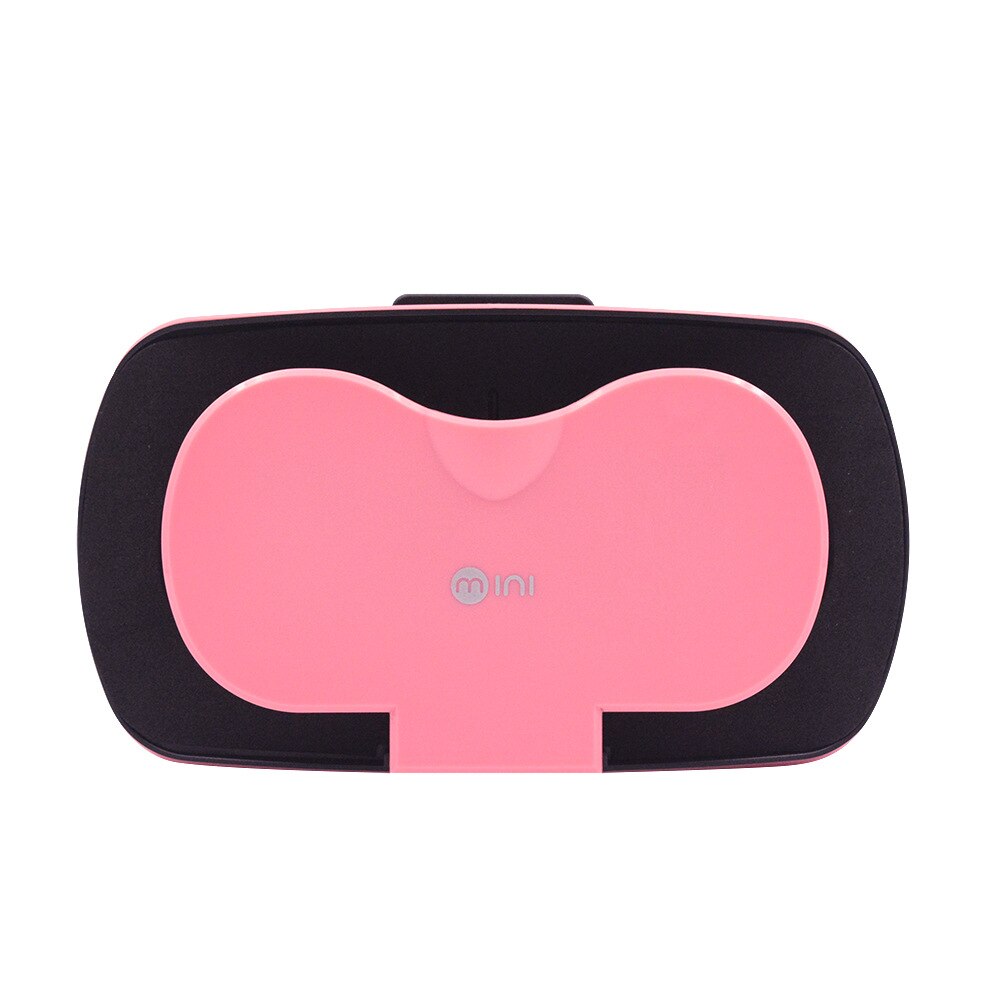 VR glasses Mobile phone 3D glasses The second generation of virtual reality and Google Glass HD Blu-ray prevention: MINI pink