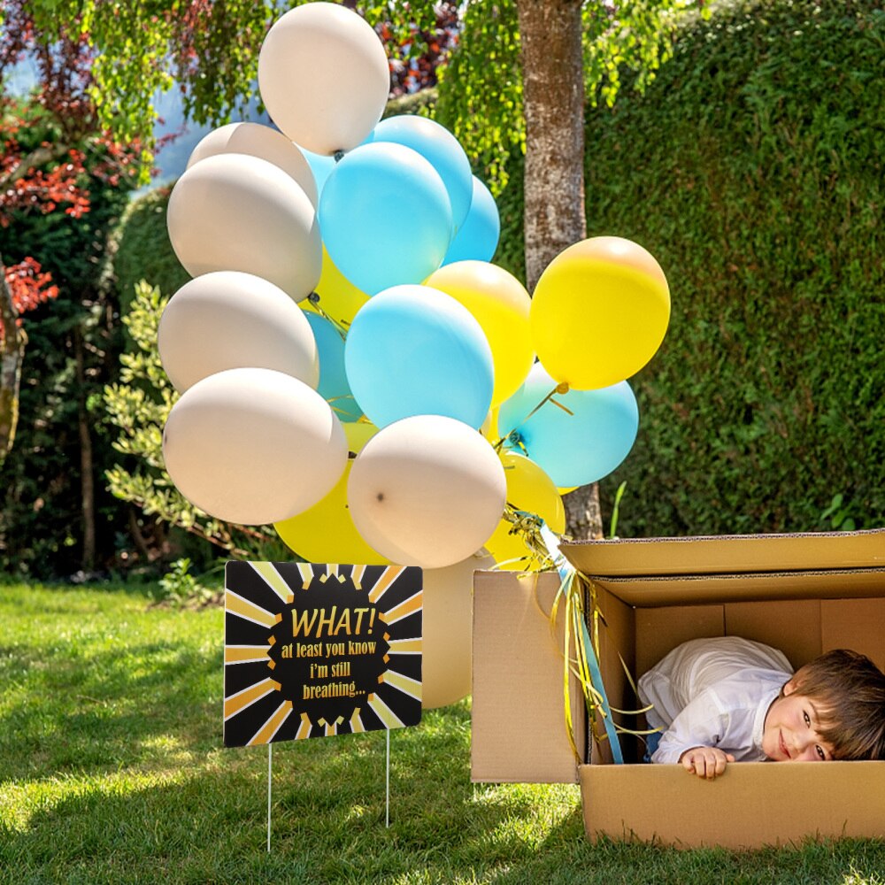 1pc Exquisite Practical Lawn Sign Yard Sign for Birthday Garden Home