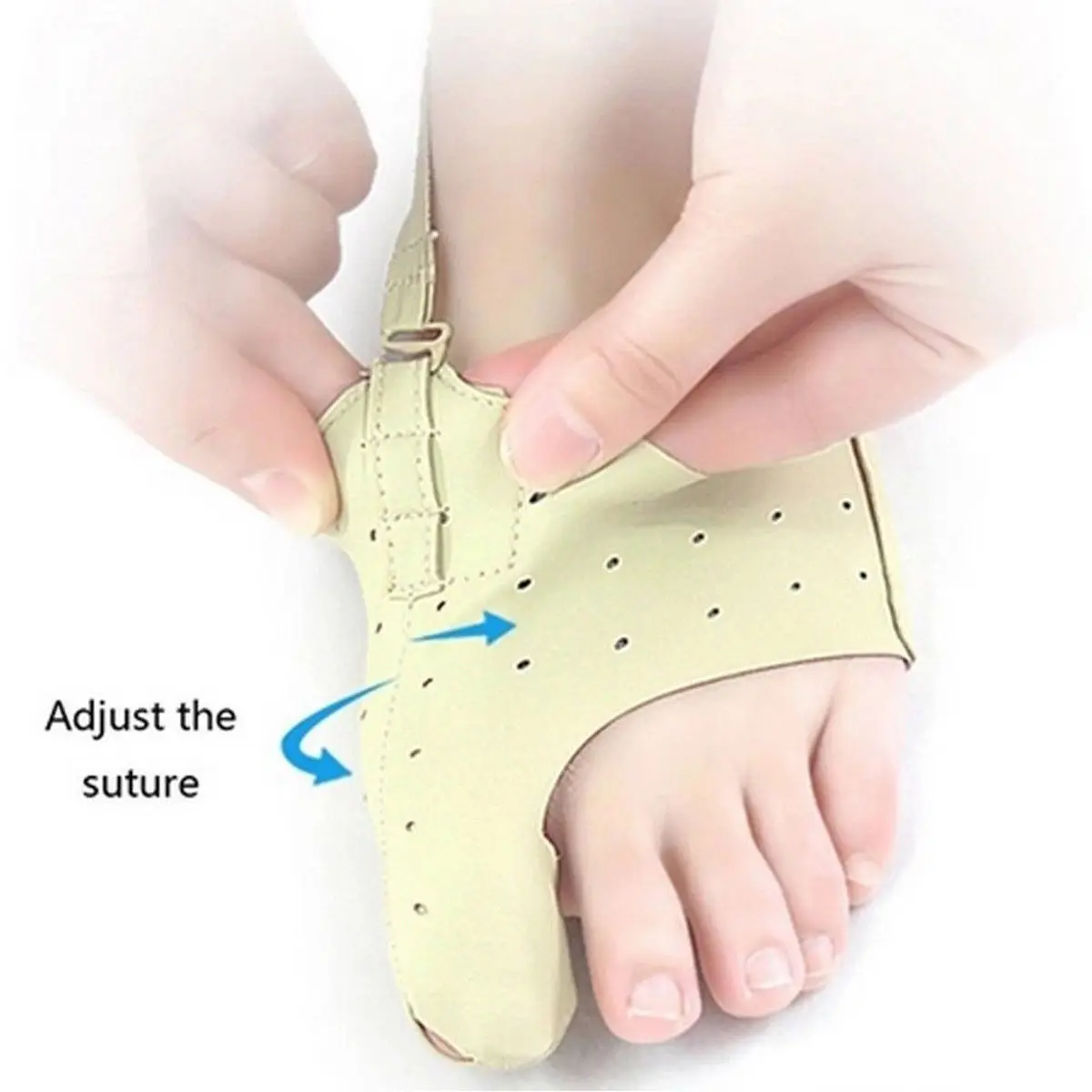 Elastischer Ballen-Korrektor, 1-teiliges Fußpflege-Werkzeug, große Fußknochen, Zehenspreizer, orthopädisches Hallux-Valgus-Zubehör