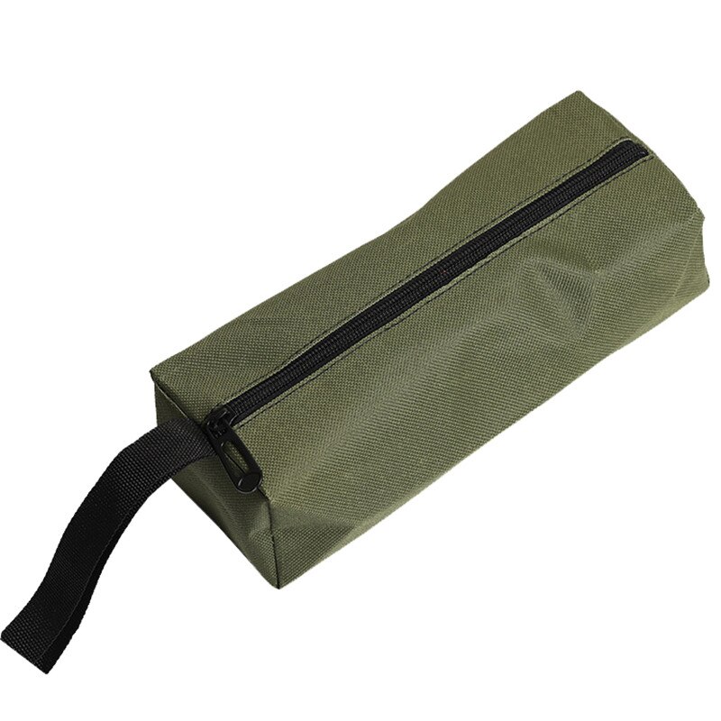 Maintenance tool bag Portable tool bag Small tool storage bag Hardware tool bag Metal parts Fishing travel storage bag: green / 250x85x70mm
