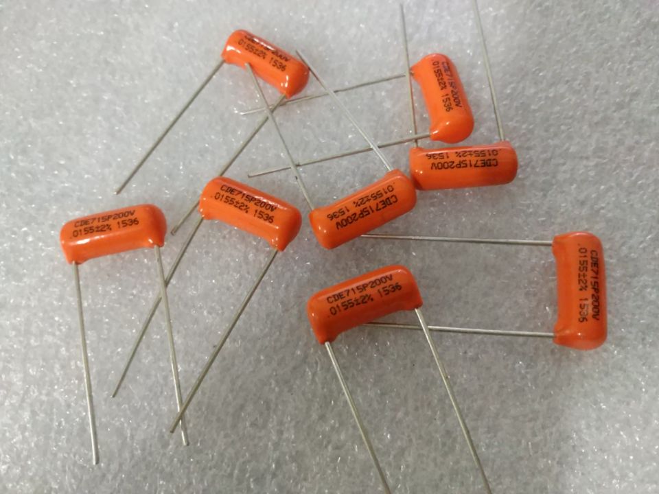 20 kpl cde sprague cde 715p 200 v 0.0155uf p12mm orange fever film kondensaattori mkp sbe 153g 15nf 200v cde 715 p 200v 0.015uf