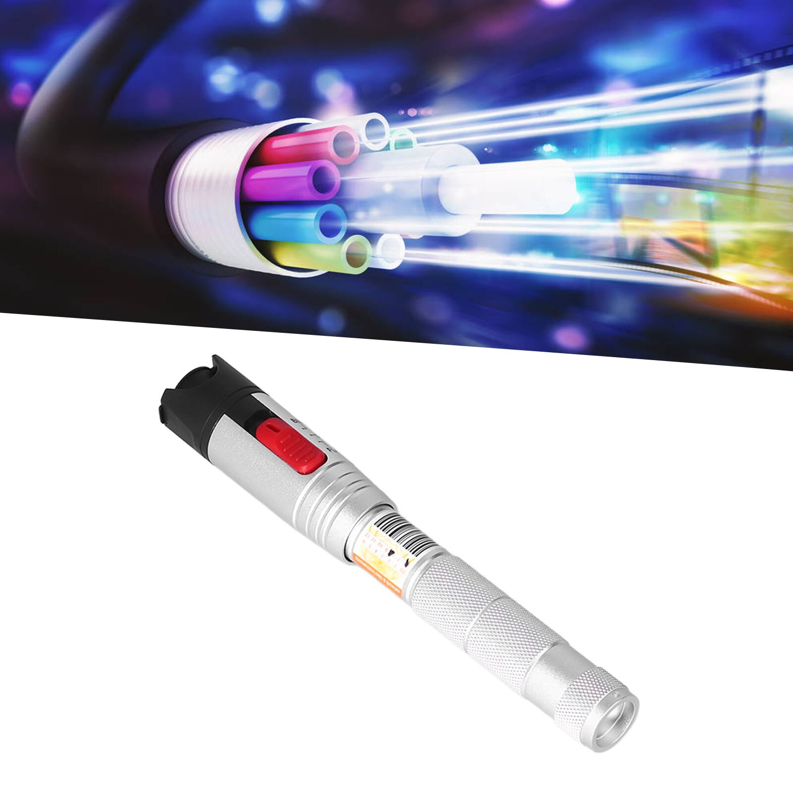 Buscador de disyuntores, Detector de Cable óptico, prueba de Cable de fibra óptica, PenRed Light, localizador de fallos de Cable óptico, bolígrafo de prueba