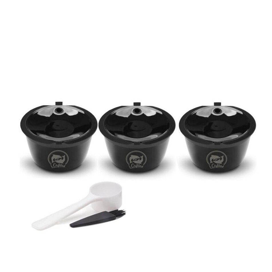 Cápsula Reutilizable de Café Crema para Cafetera Dolce Gusto, Cestas Rellenables con Filtro, Fundas de Dos Colores Actualizadas para 3ª Generación: Purple