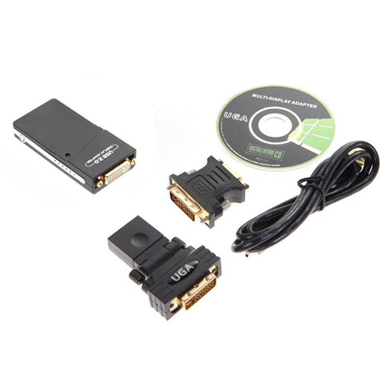 USB 2,0 UGA zu VGA/DVI/HDMI HD 1920X1080 Video Dh Adapter für Mehrere Monitore Konverter Adapter für PC: Ursprünglich Titel