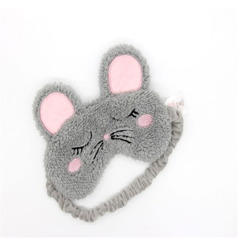 Cute Eye Mask White Panda Eyemask Practical Eyeshade For Unisex For Sleep Sleep Mask Eye Cover Care