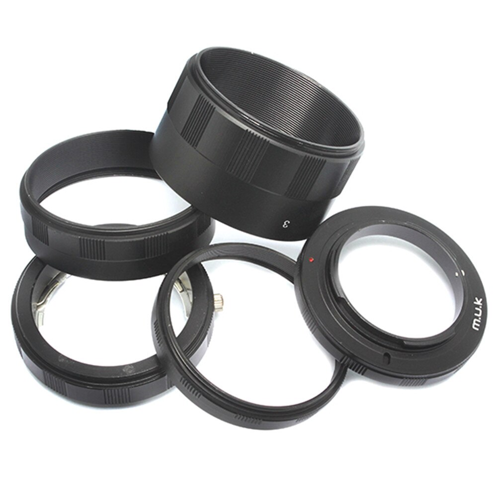 Pixco macro tubo de extensão anel conjunto terno para olympus panasonic micro 4/3 montagem da câmera lente