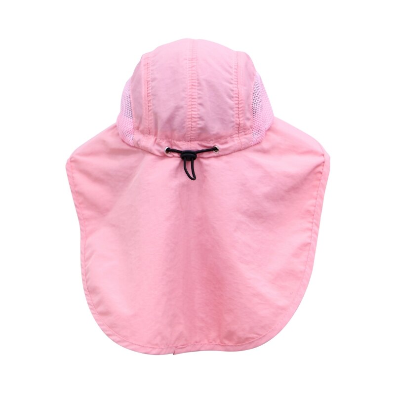 Upf 50 + Brede Rand Zonnehoed Verstelbare Zomer Kids Ca Reizen Strand Badmuts Kinderen Accessoires Kinderen Hoeden Unisex: pink