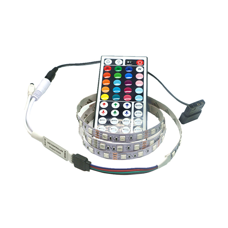 Magnetic RGB LED Strip Light Full Kit for PC Computer Case, SATA power supply interface,Fixed by Magnet,Remote Control Color