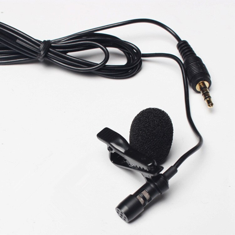 1.45m Mini Portable Microphone Condenser Clip-on Lapel Lavalier Mic Wired Mikrofon/Microphone For Phone For Laptop