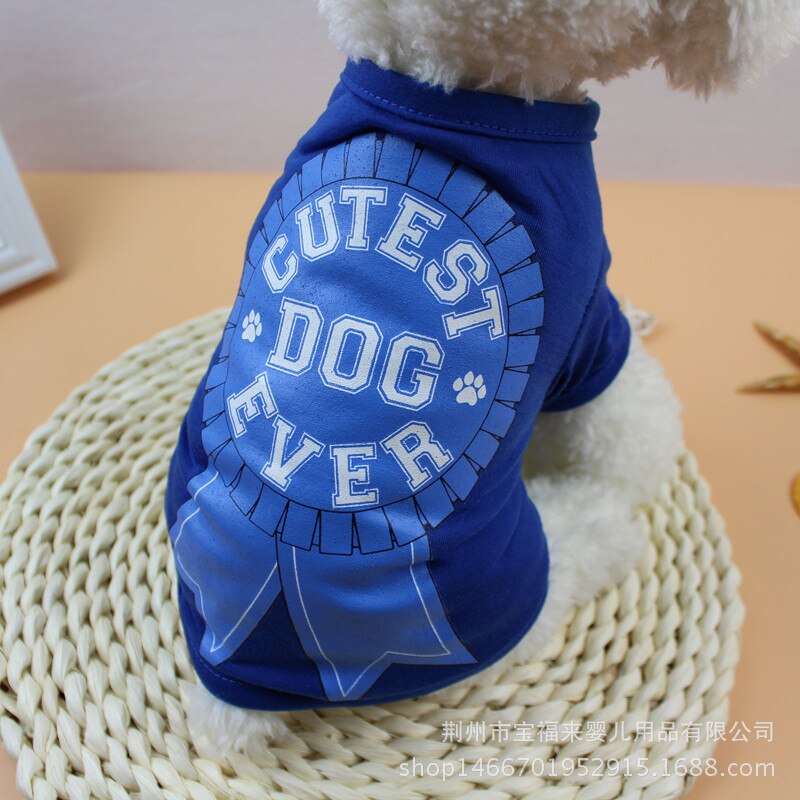 Hondenkleding voor huisdieren, zomerkleding voor puppy's, ademend hondenvest, shirt, hondenkleding voor huisdieren, vip-hondenkleding, hondenaccessoires: Rood / Xs