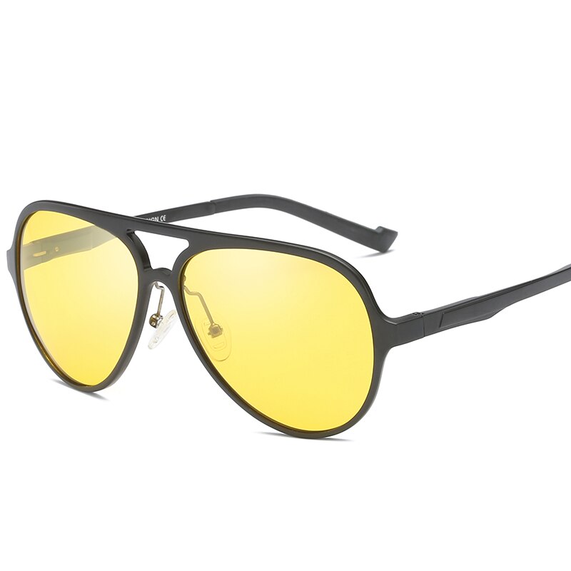 2 STUKS Nachtzicht Auto Heren Mode Zonnebril Unisex Outdoor Sport Decor Visie Chauffeur Zonbril Gele Bril Brillen kopen vanaf een prijs van 0.77