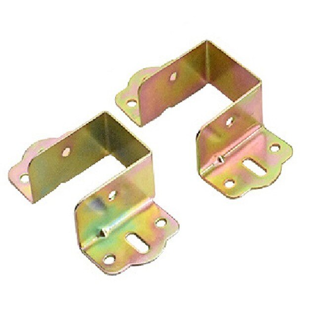 Iron Bed Rail Brackets Kit Metal Pack Replace 2 Piece Replacement 2pcs: 40mm
