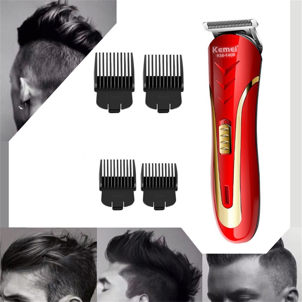 KEMEI KM-1407 Multifunctional Hair Trimmer Rechargeable Electric Nose Hair Clipper Electric Razor Beard Shaver