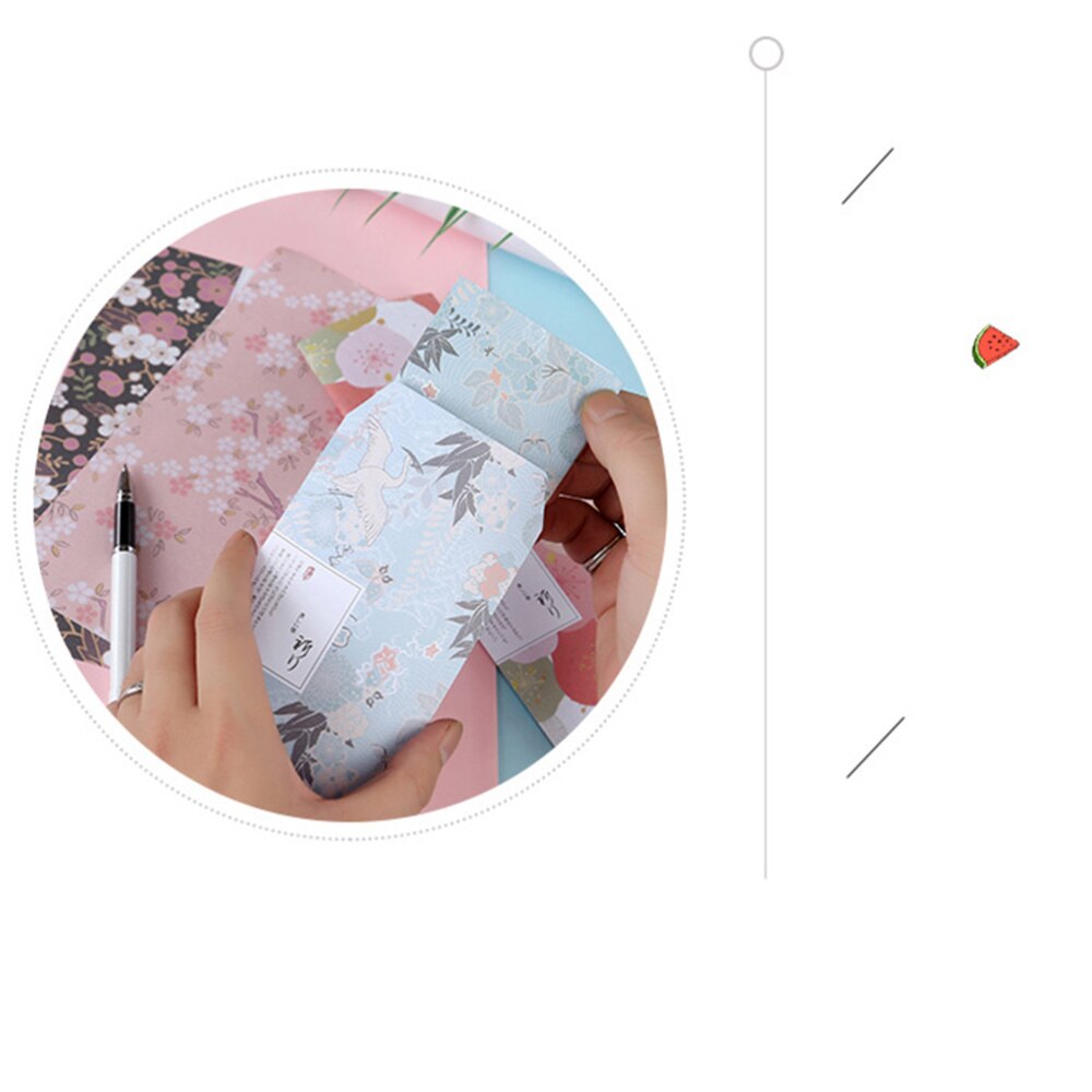 45pcs/5 Sets A5 Flower Printing Letter Paper Envelope Kit Cute Style Writing Note Paper Stationery Supplies Random Style