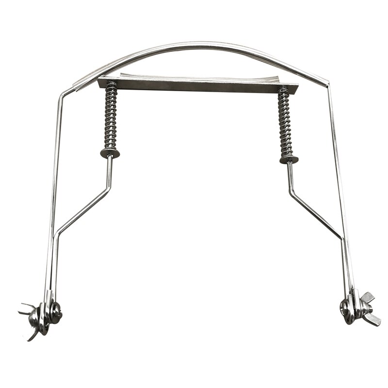 Harmonika halsholder 10 huller blues harpe mund orgel stativ harmonisk stativ -sølv: Default Title