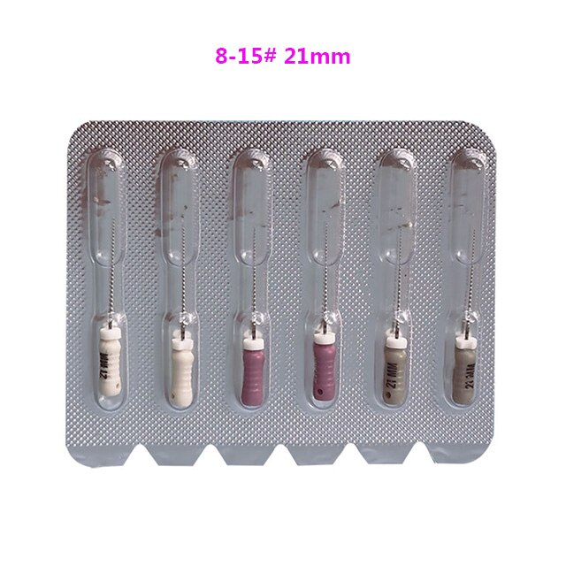 5pack Dental c-pilot pliki 25mm 6-10 # stal nierdzewna C + pliki 21mm pliki endodontyczne C 6 sztuka/paczka pliki endodontyczne: 5pack Size8-15 21mm