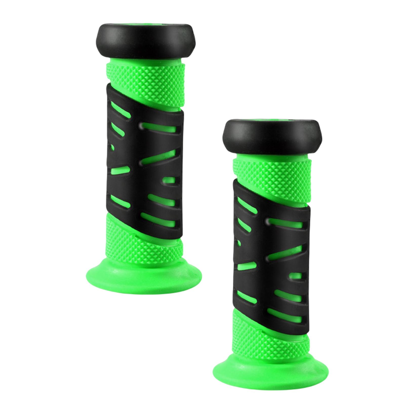Fahrrad griff griffe langlebige Anti-Rutsch-Griffe Lenker griff für Kinder Jungen und Mädchen Kinder fahrräder Fahrrad Skateboard Roller: green