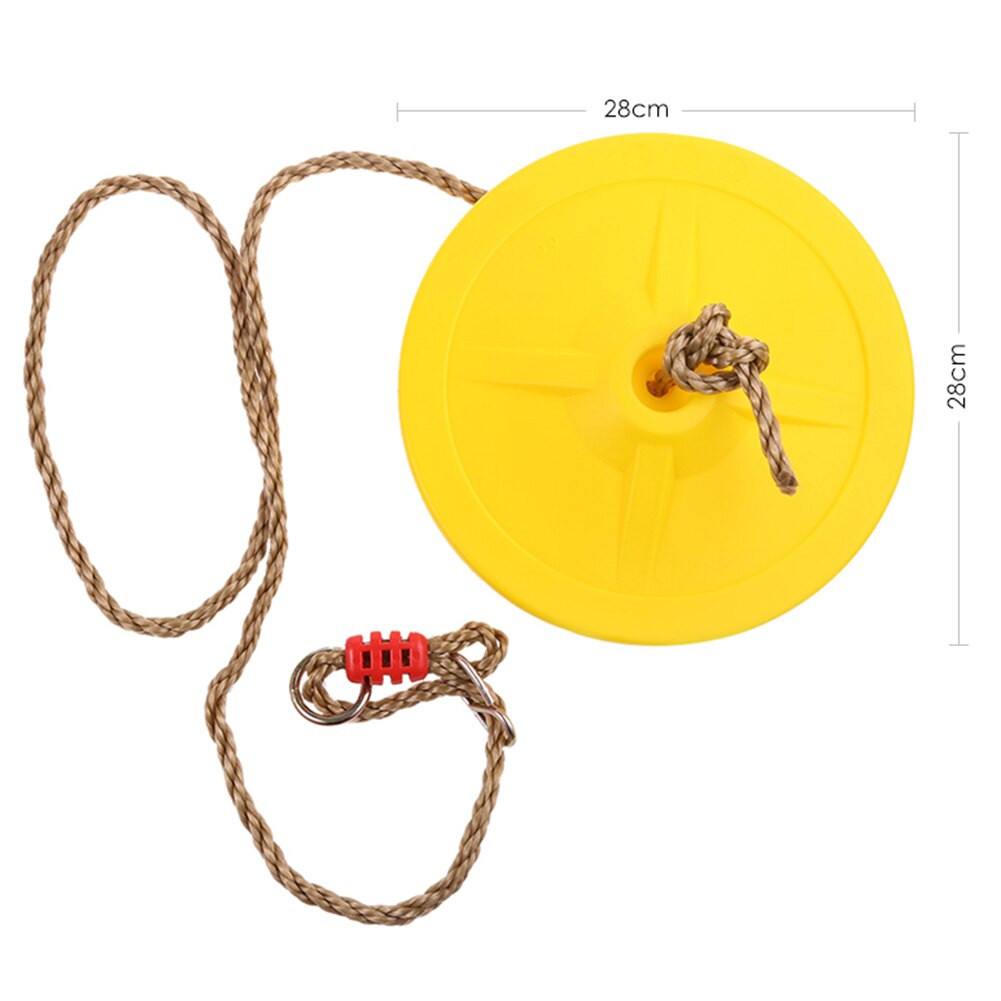 Kinderen Schommel Plastic Disc Swing Outdoor Indoor Opknoping Plaat Klimmen Touw Met Platforms En Disc Schommel Kinderen Speelgoed