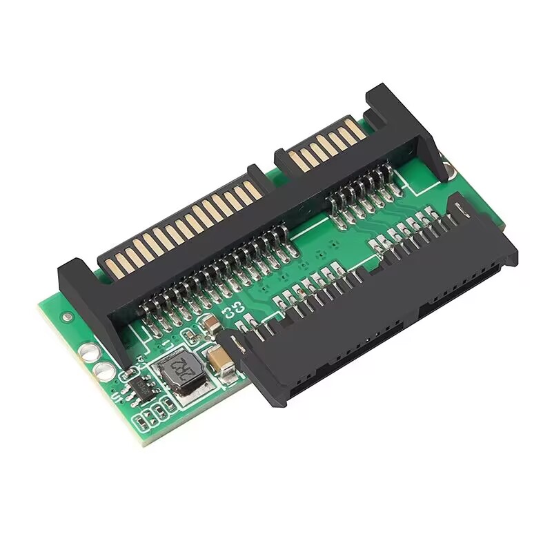 1.8 pouces Micro SATA HDD SSD 3.3V à 2.5 pouces 22PIN SATA 5V adaptateur