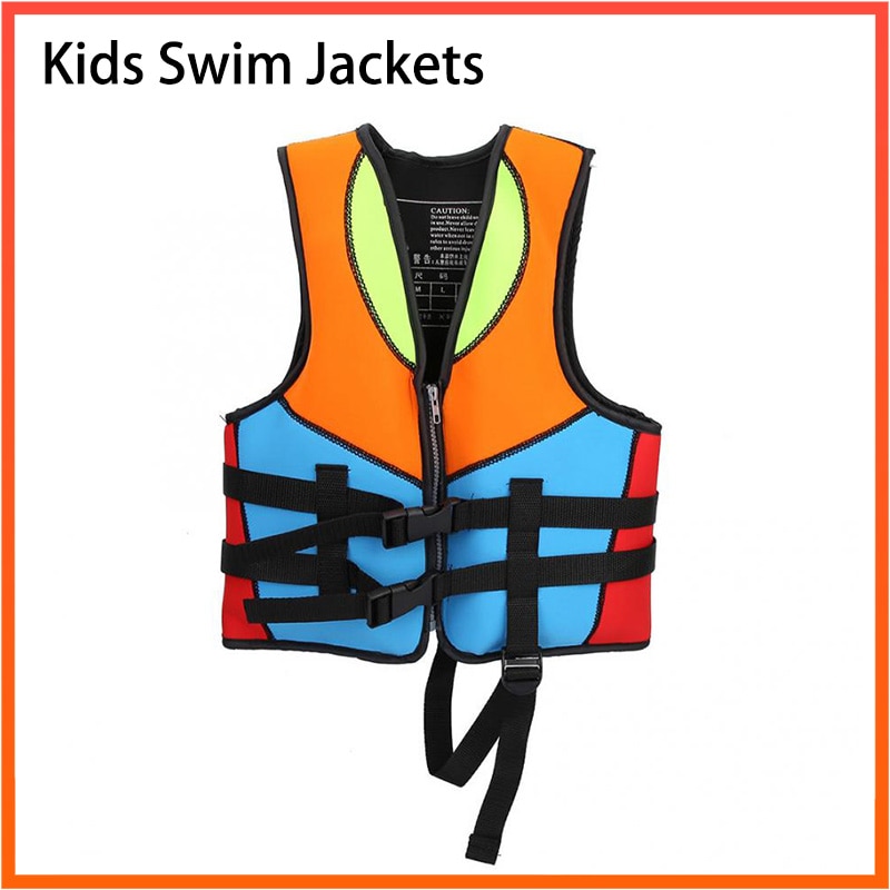 Manner-Chaqueta de natación para niños, chaleco de natación de neopreno, entrenador de baño, salvavidas, ropa de deriva
