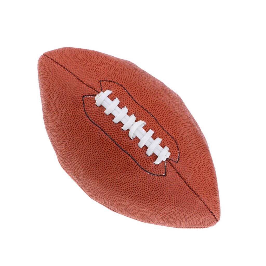 Pu skum amerikansk fodbold udendørs touchdown spil bold til junior barn: Størrelse 6