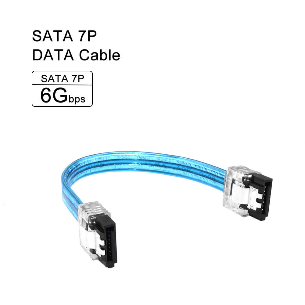 SATA 3.0 III 6 Gb/s 10 cm Harde Schijf Data Seriële ATA Rechte Kabel 26AWG voor HDD SSD snoer lijn 7pin sata kabel 10 CM: Overige