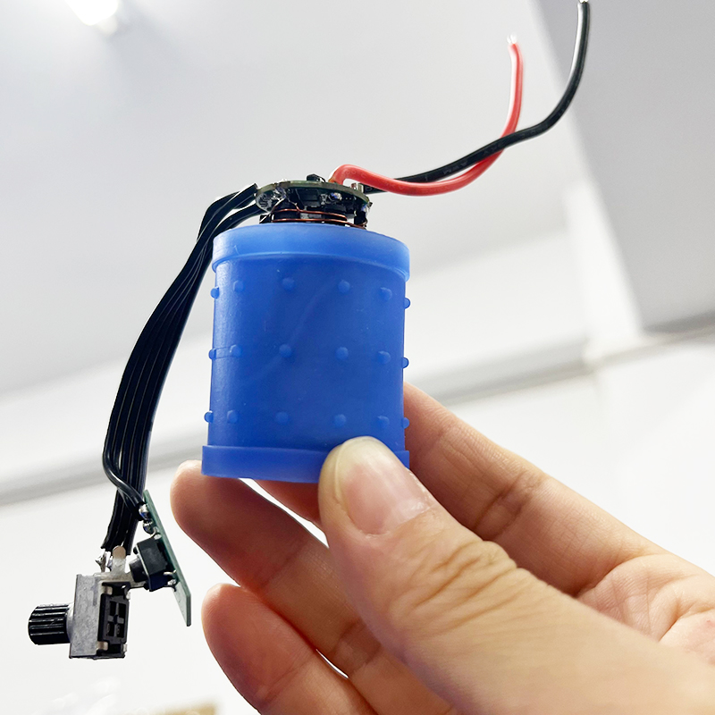 Miniaturowy silnik bezszczotkowy BLDC 200W DC 7.4V/11.1V z sterownikiem, ultra-mocny, szybki, z wirnikiem ze stopu aluminium, turbosprężarka wentylator kanałowy DIY