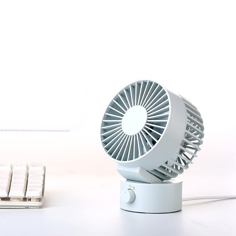 Mini Portable Quiet Usb Desk Fan Home Office Electric Oscillating Table Cooler Top Selling