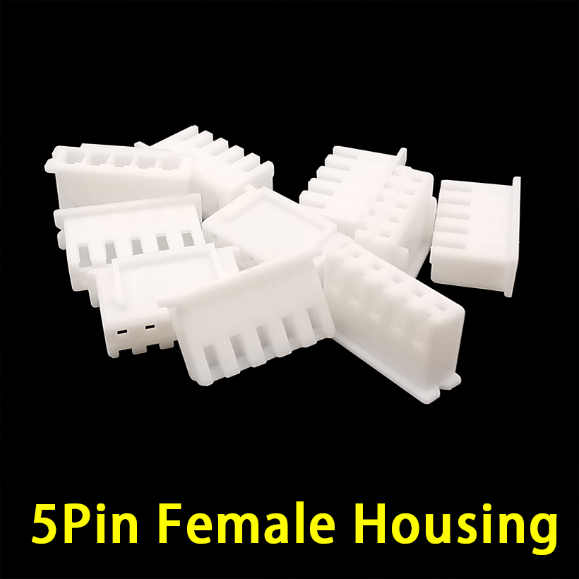100 Stuks JST XH2.54 Mannelijke Vrouwelijke Materiaal Connector Leads Pin Header Behuizing 2/3/4/5 Pin terminal Plug Vrouwelijke Socket Plastic Schelpen: Oranje