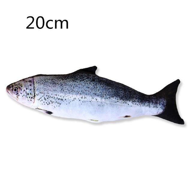 Plush 3D Carp Fish Shape Cat Toy Cute Simulation Fish Playing Toy For Pet Catnip Fish Stuffed Pillow Doll: 06