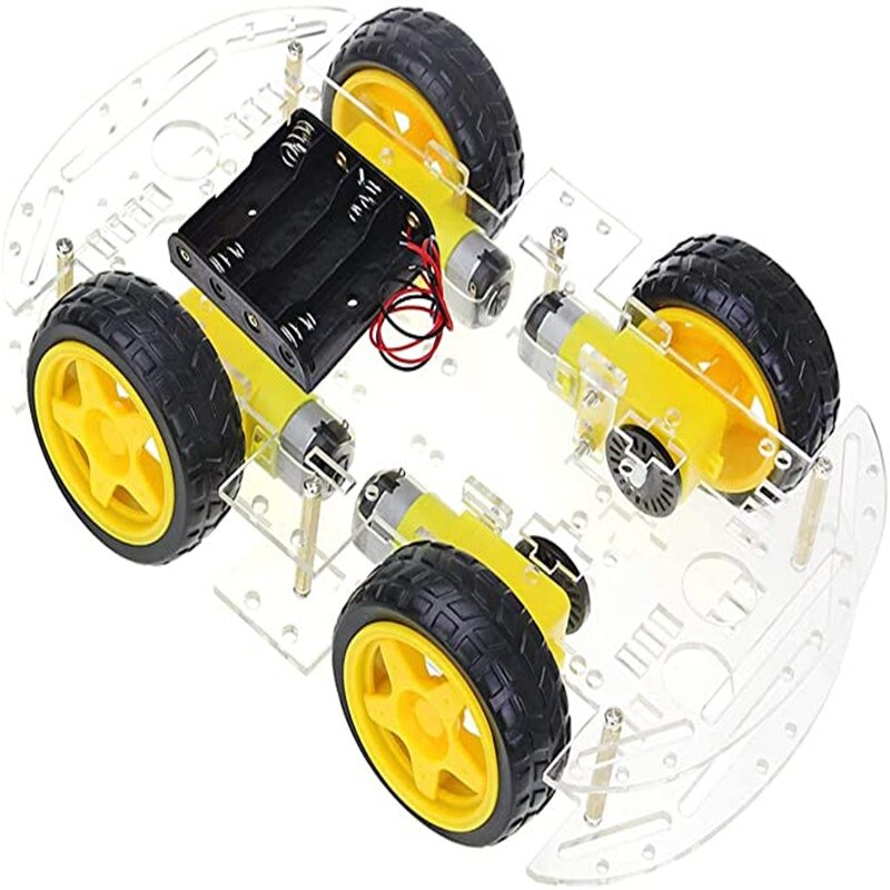 4WD Smart Robot Car Chassis Kits for arduino with Speed Encoder