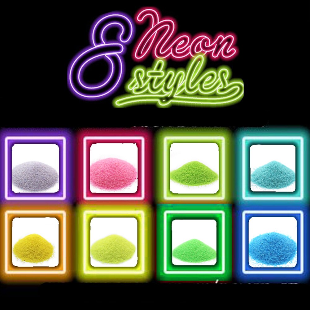 Glow in Dark Fluorescent Luminous Sand Wishing Bottle Fish Tank Gravel Decor Luminous Party DIY Bright DIY Star Wishing Bottle