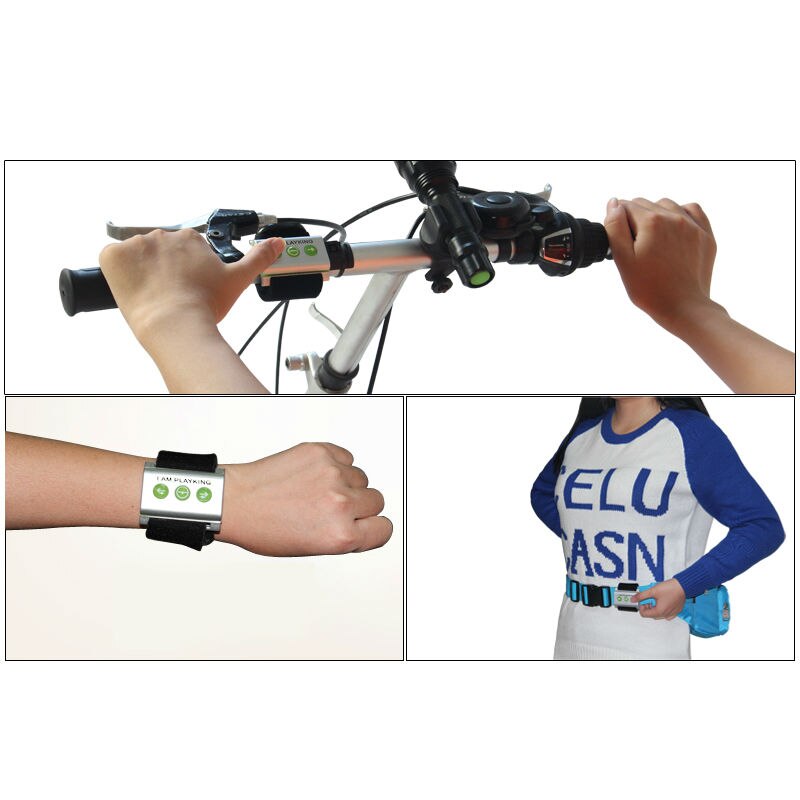 PLAYKING Functional bike bicycle light Waterproof Nylon Waist Bag Outdoor Sports Belt Bag Hiking Camping Turn Signal light