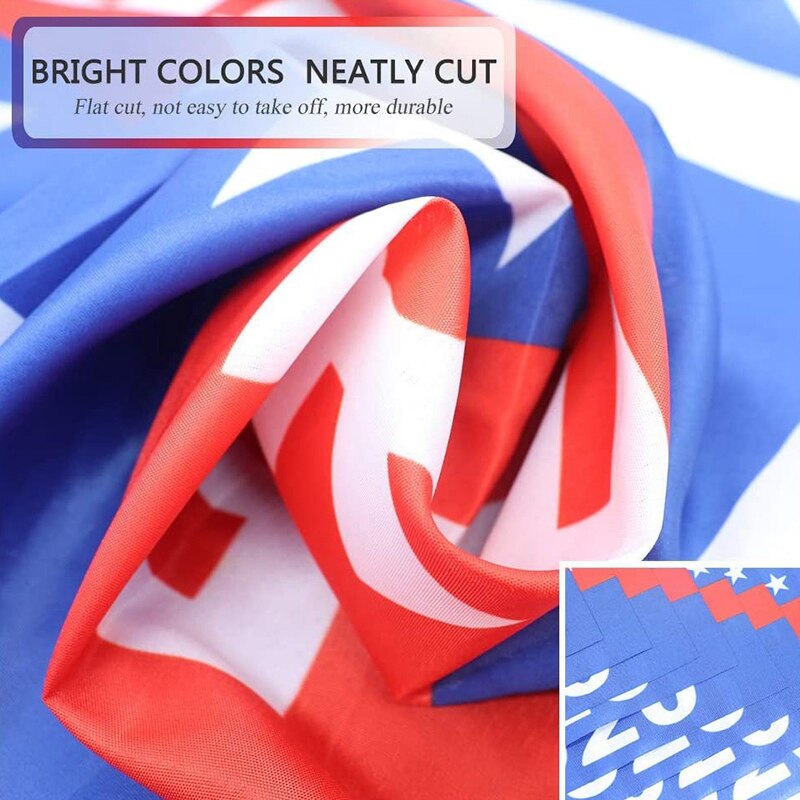 11PCS Presidential Hand-Waving Flags Suitable for Party Decoration, Parades, Election Day Celebrations