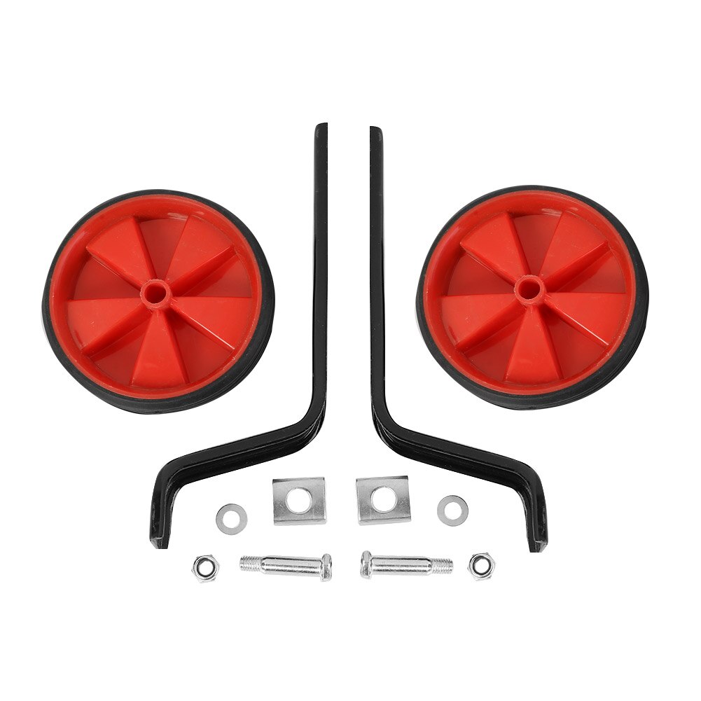 1 Pair Bike Stabilisers Auxiliary Training Wheels Children Bicycle Stabilisers Cycling Parts for 12-20 inch MTB Bike Universal: Red