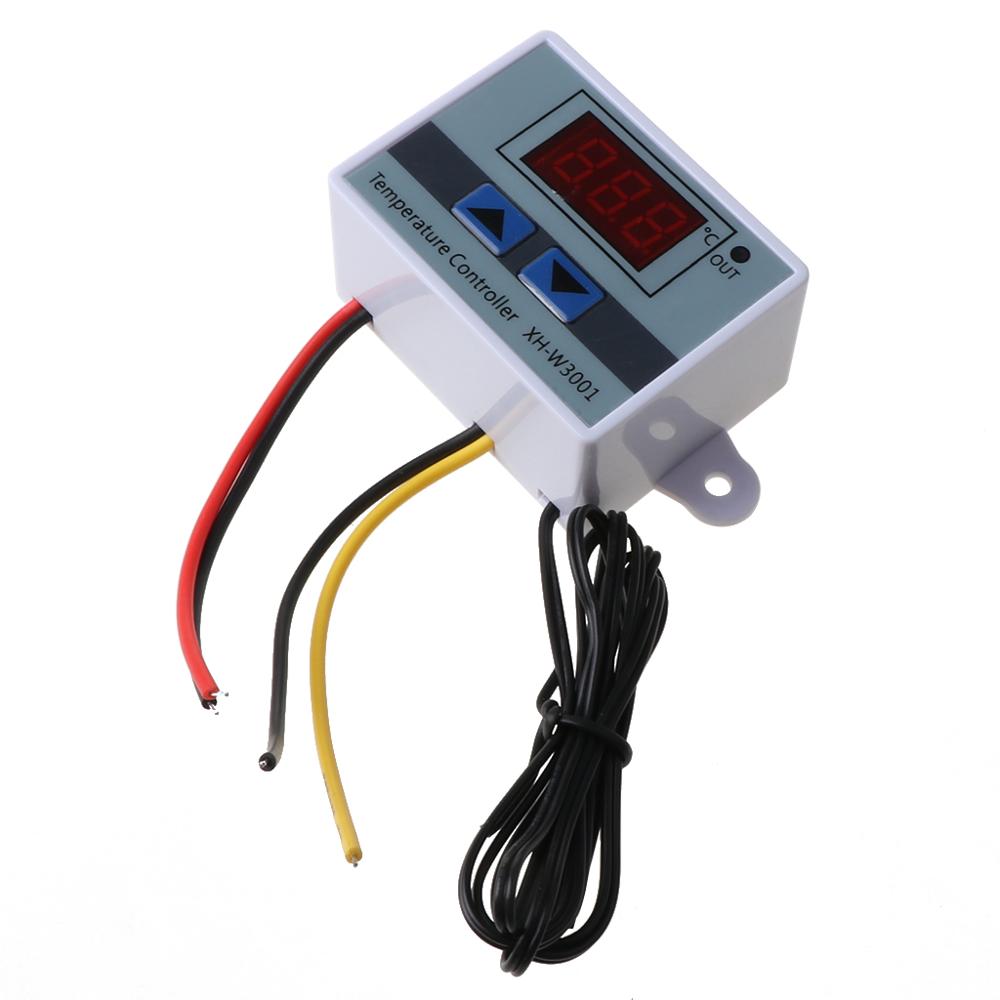 LED Digital Temperature Controller Reptile Pet Fish Tank Thermometer Regulator Switch Probe Sensor