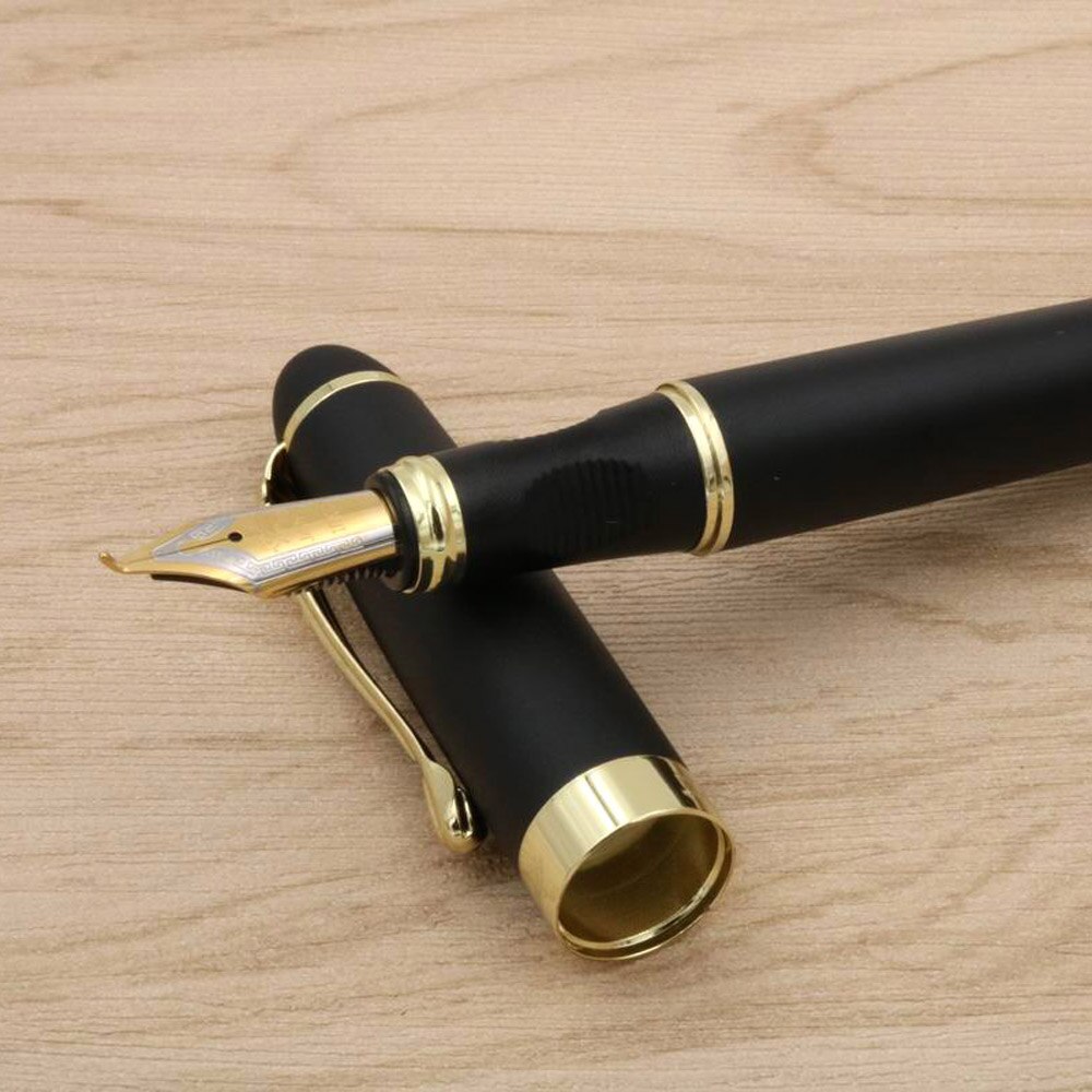 JINHAO X450-pluma estilográfica clásica de METAL, dorado, iridio, 1,0mm: A3