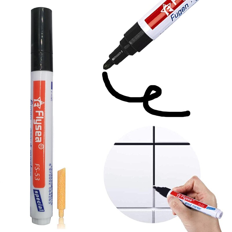 Stylo de réparation de carrelage étanche et anti-saleté, spécial beau joint de sol de carrelage, remplissage de fente, stylo de réparation remplaçable pour le nettoyeur