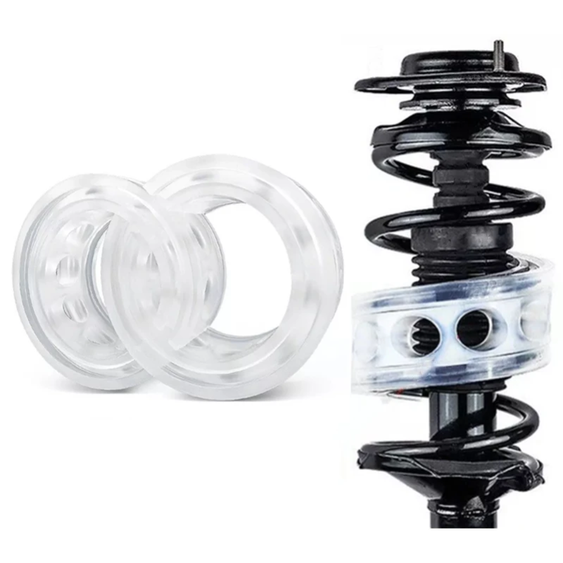 1 Uds. Accesorios universales para coche, amortiguador de suspensión para coche, amortiguadores transparentes, principio de amortiguación de adaptación