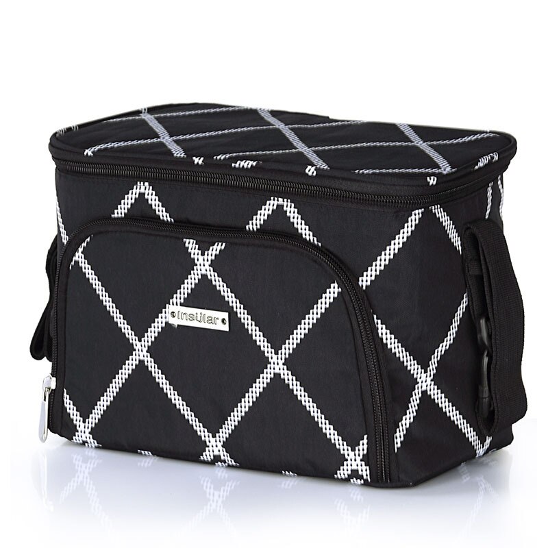 Baby Luier Tas Bebes Mini Rugzak Nappy Organisator Multifunctionele Thermische Isolatie Mummie Waterdichte Kinderwagen Hobos: black