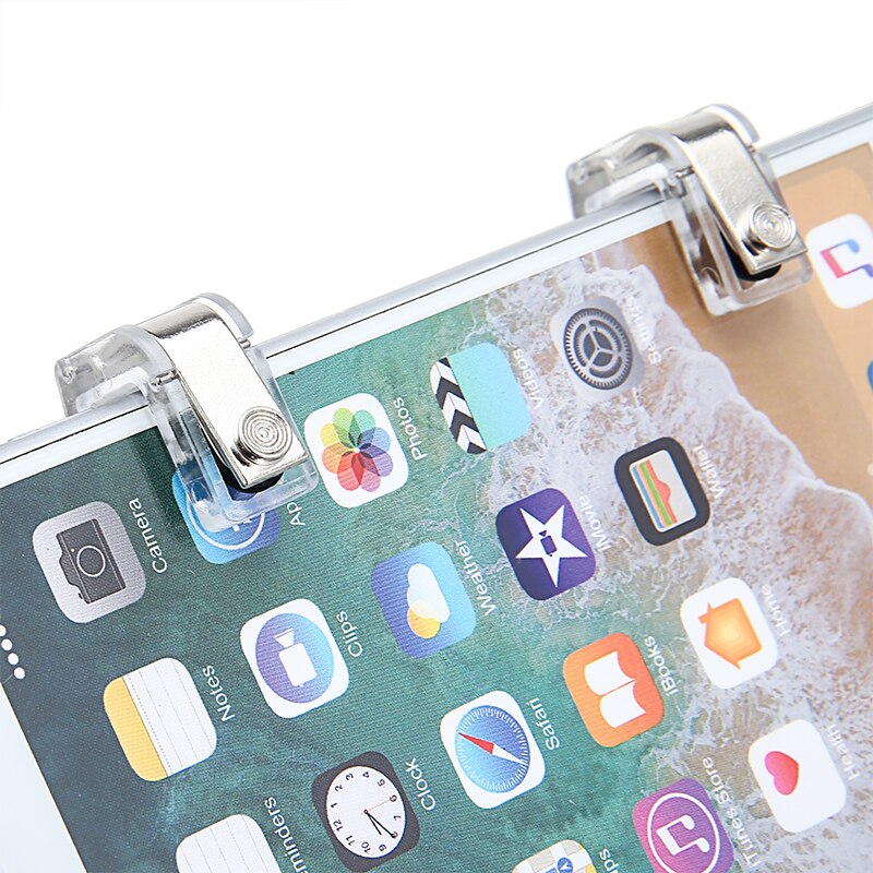 Pohiks 1 par de juego para teléfono móvil botón de disparo teléfono inteligente Metal gatillo de juego Shooter para i-phone P-UBG