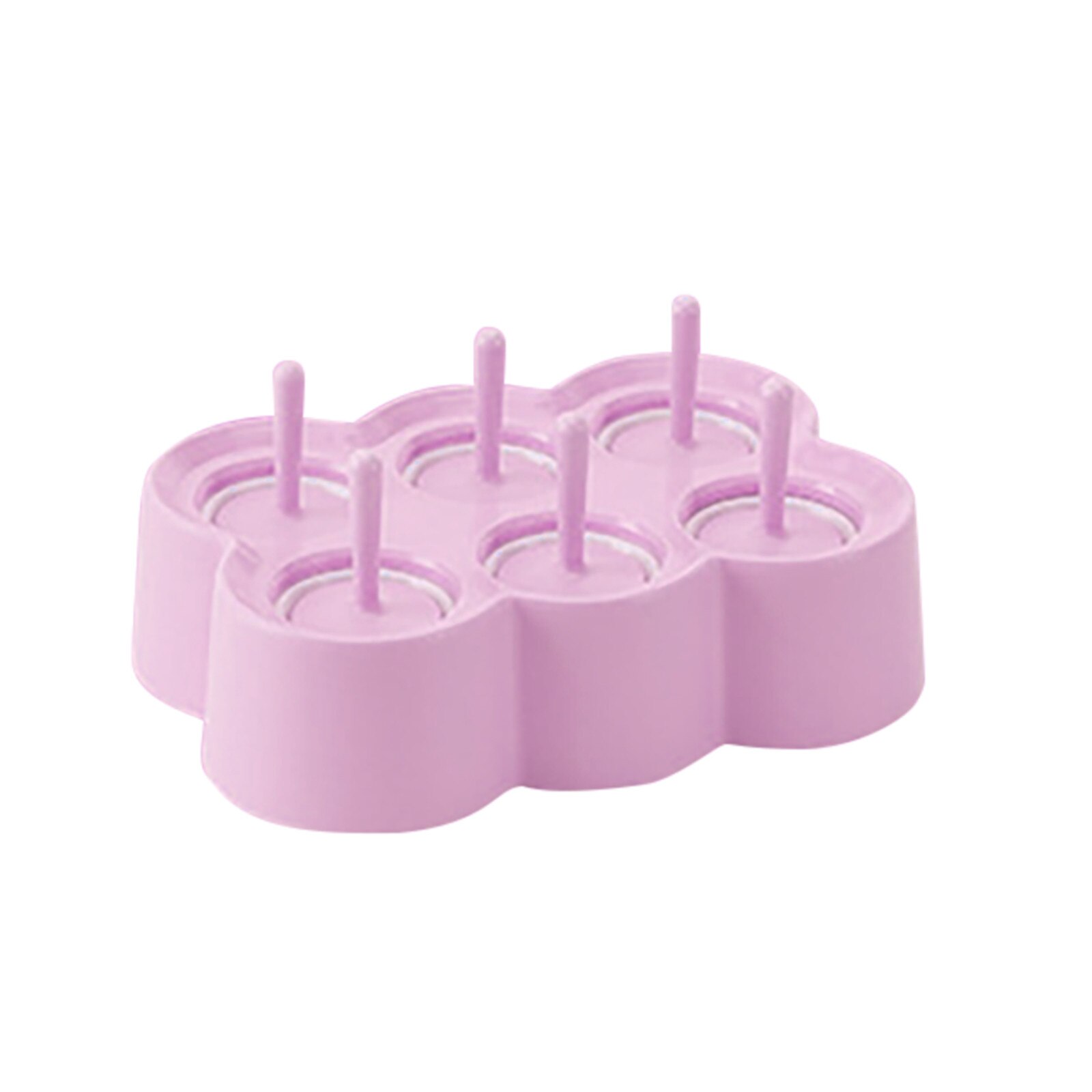Ice Cream Tools Silicone Ice Cream Mold Ice Lolly Molds Ice With Sticks Tray Froze Форма Для Мороженого: K