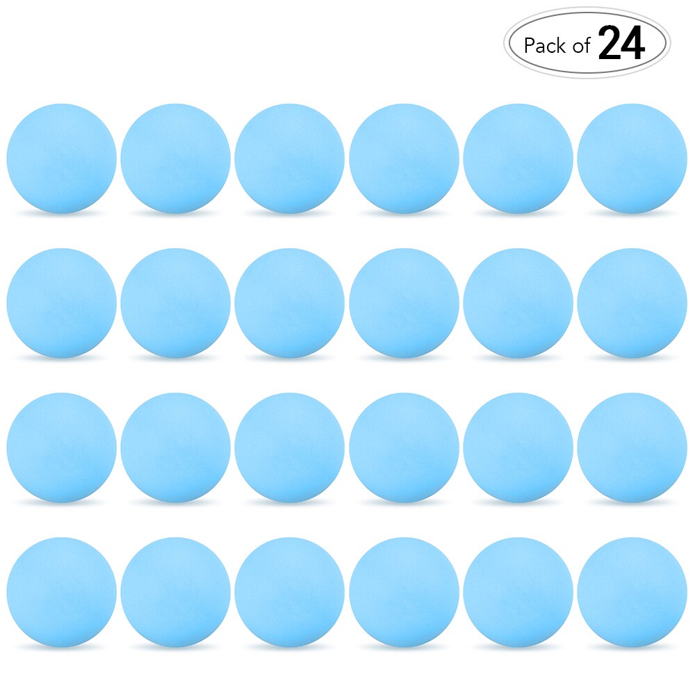 24 Stks/pak 3-Ster 40 Mm Tafeltennis Ballen Ping Pong Ballen Amateur Geavanceerde Training Praktijk Ballen Geavanceerde Training ballen: Blue