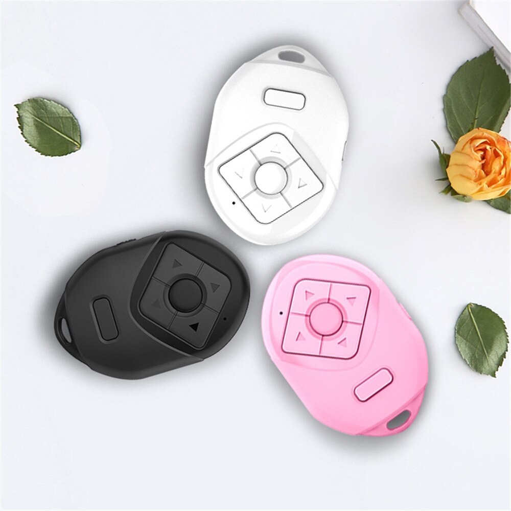 Caméra de Selfie universelle, bouton de déclenchement, télécommande Bluetooth pour téléphone portable, diverses fonctions pour Selfie, tourner la Page