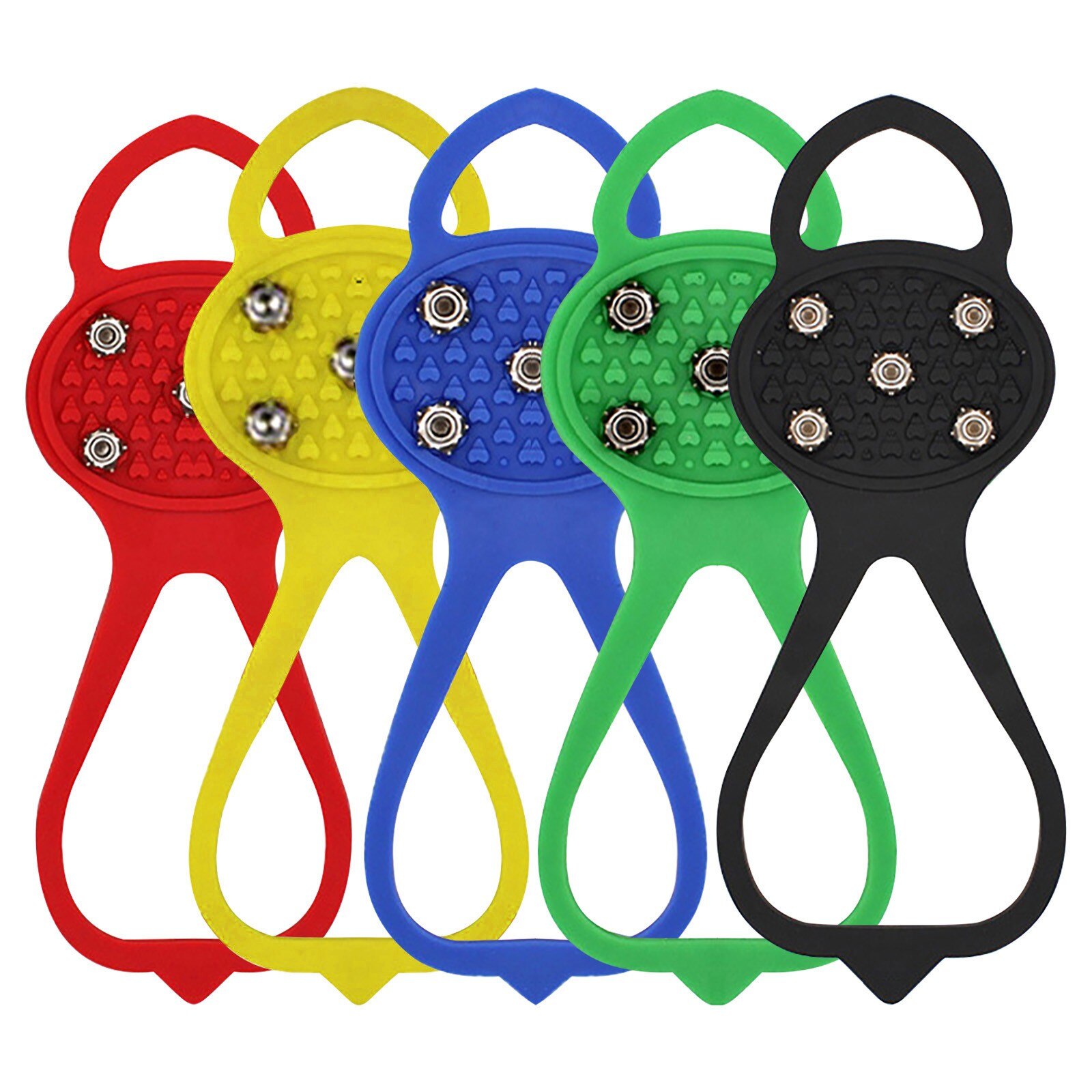 25 # Antislip Sneeuw Schoenplaten Schoenen Laarzen Cover Stap Ijs Spikes Grips Stijgijzers Voor Wandelen Winter Wandelen Klimmen vissen Anti-Slip