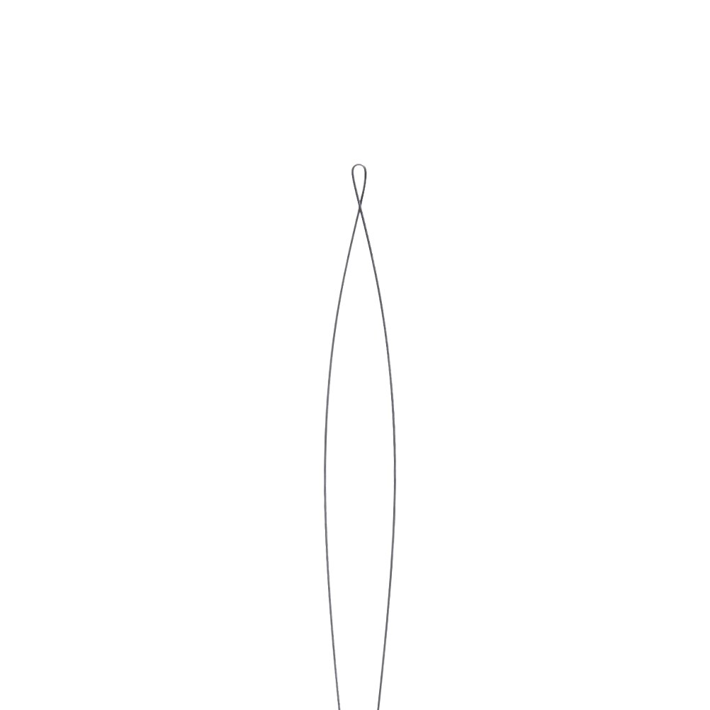 1Pcs Hair Extension Hook Pulling Tool Needle Threader Micro Rings Beads Loop Wooden Handle